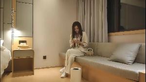 ❤️西装1米7几妹子，脱掉外套舌吻深喉口交，抬起大长腿抽插啪啪撞击声❤️